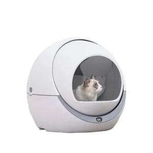 Automatic Cat Self Cleaning Sandbox WiFi Pet Smart Litter Box Closed Tray 1