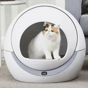 Automatic Cat Self Cleaning Sandbox WiFi Pet Smart Litter Box Closed Tray 6