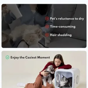 HOMERUN 50L 62L Pet Drying Box 900W 220V Automatic Hair Dryer for Cat Hair Blowing Machine 3
