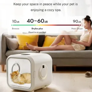 HOMERUN 50L 62L Pet Drying Box 900W 220V Automatic Hair Dryer for Cat Hair Blowing Machine 5