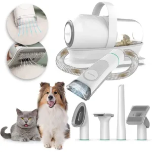 Neabot P1 Pro Pet groomer hair vacuum cleaner with groom kit 2