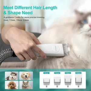 Neabot P1 Pro Pet groomer hair vacuum cleaner with groom kit 3