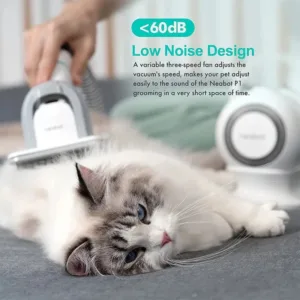 Neabot P1 Pro Pet groomer hair vacuum cleaner with groom kit 5