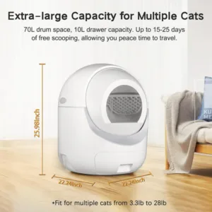 V2comSelfCleaningCatLitterBox AutomaticCatLitterBox 7